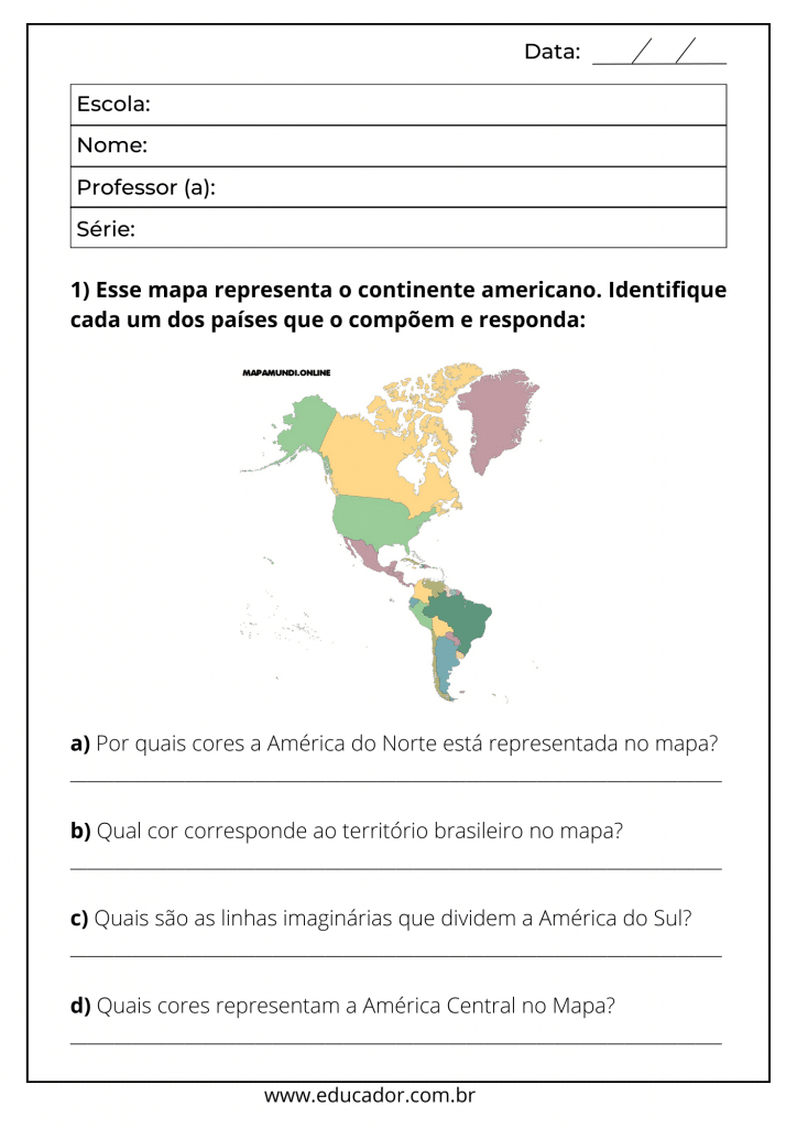 greografia series 1 a 5 3 - Atividades de Geografia para o 1º ano em PDF para imprimir